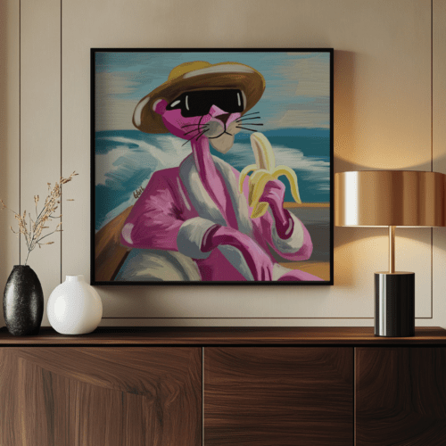 Pantera del verano - 80X80cm
