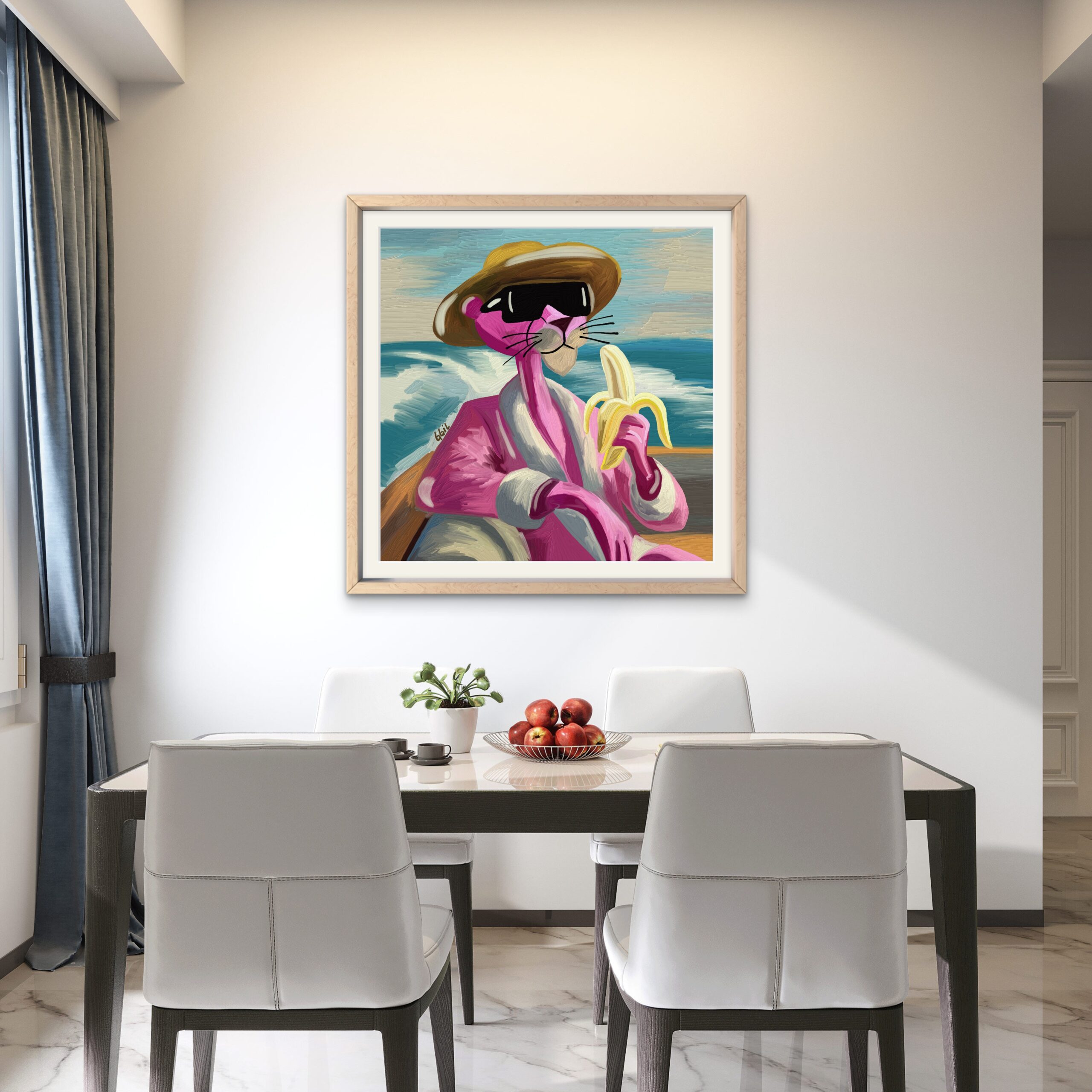 Pantera del verano – 80X80cm