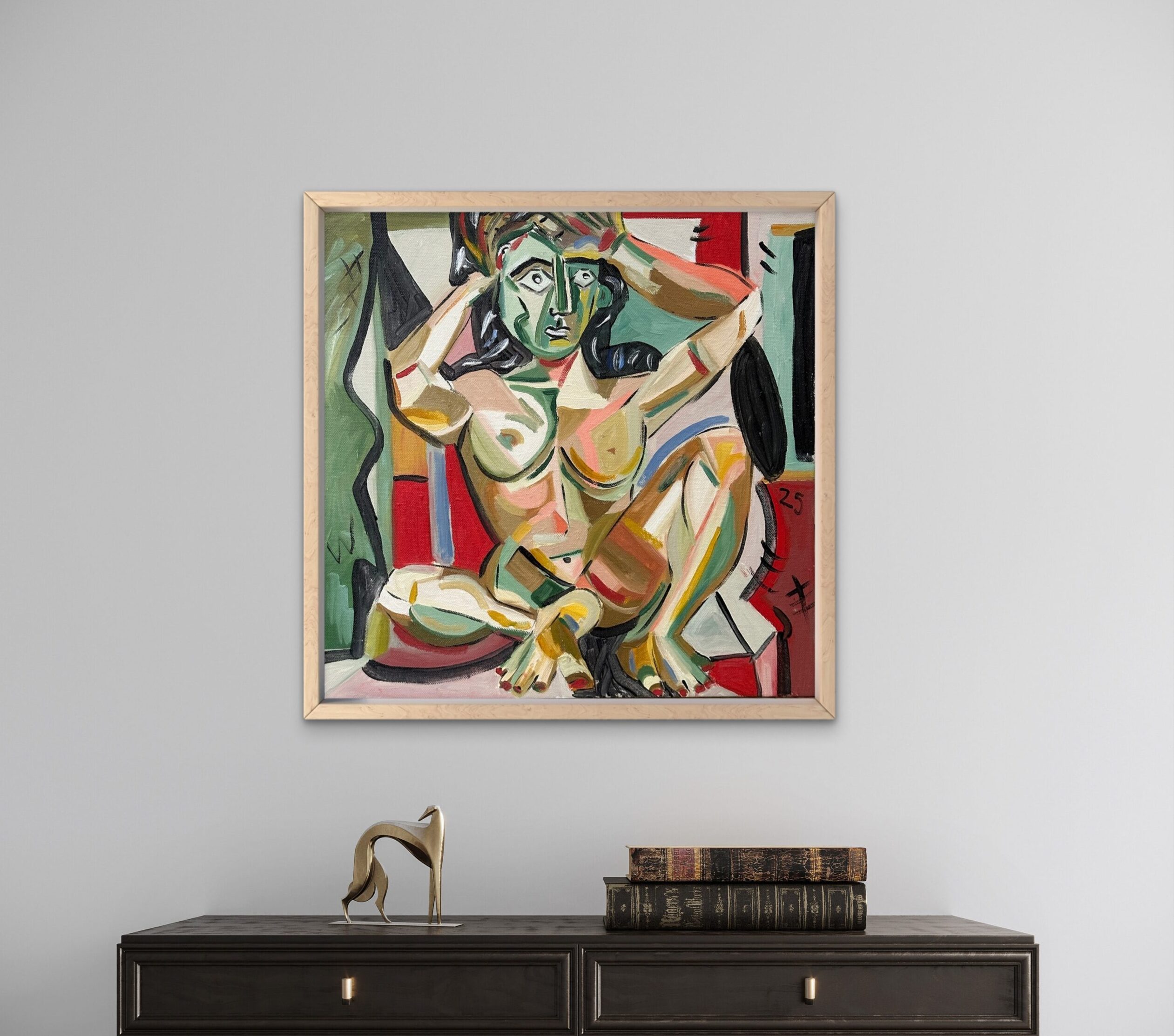 Tensión Interior- 42X42CM- Óleo sobre Cartón entelado