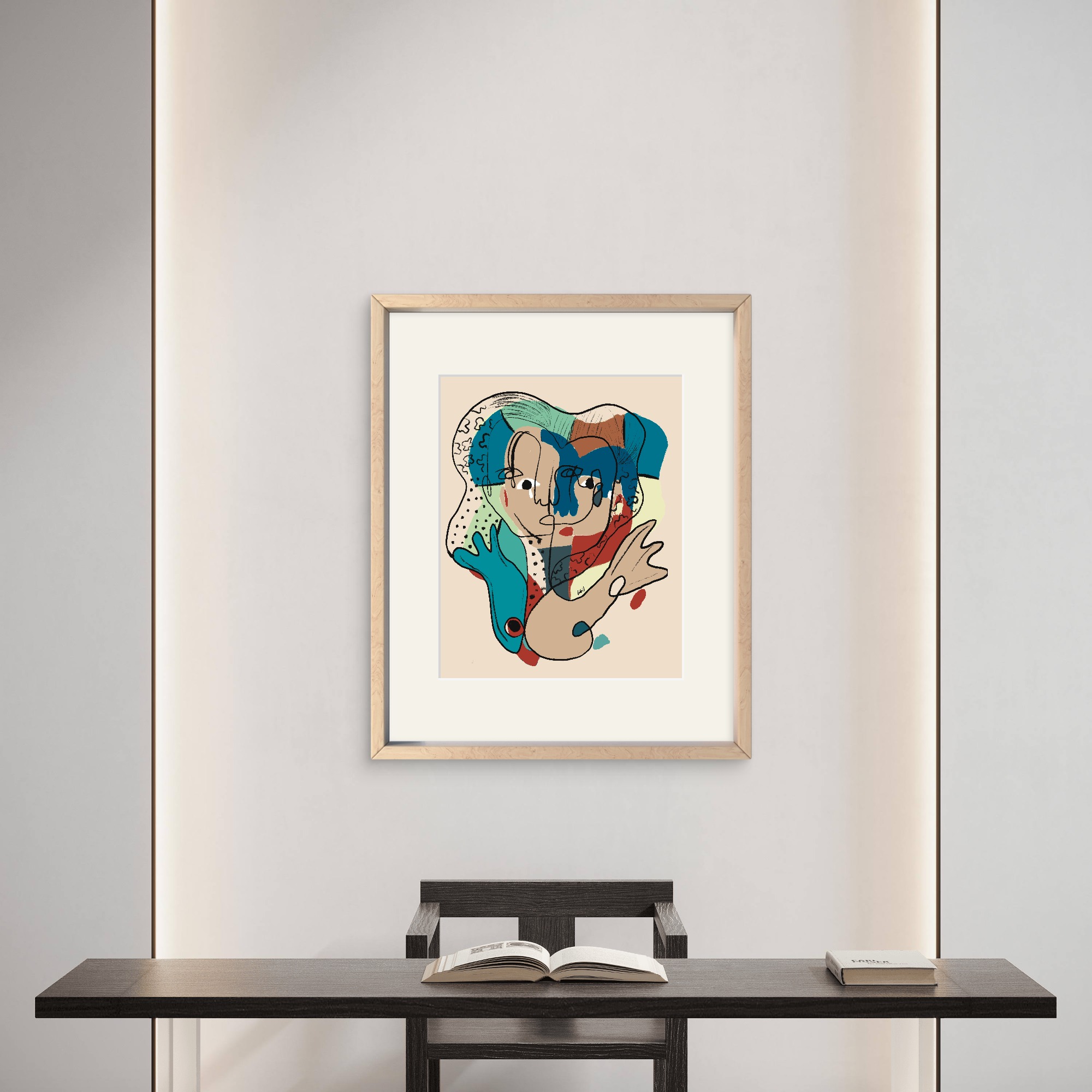 Reini – 60x47cm medida total – Reproducción Gráfica