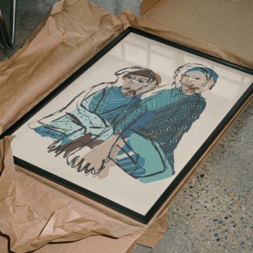 Campo- 40X50cm medida total - Reproducción Gráfica