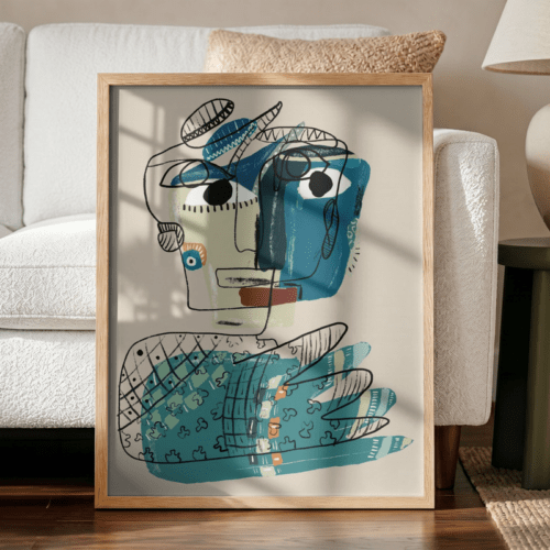 Amor 60x47cm medida total - Reproducción Gráfica