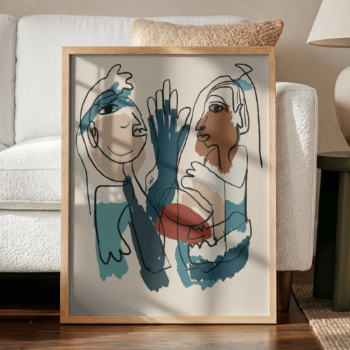 Nosotros - 40X50CM medida total - Reproducción Gráfica