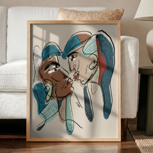 Enojo - 40X50CM medida total - Reproducción Gráfica