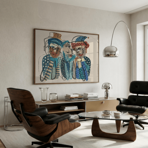 Mundos- 100X80CM medida total - Reproducción Gráfica