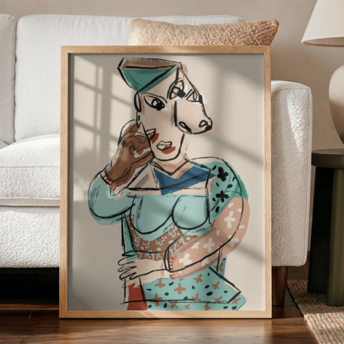 Osa- 40X50CM medida total - Reproducción Gráfica