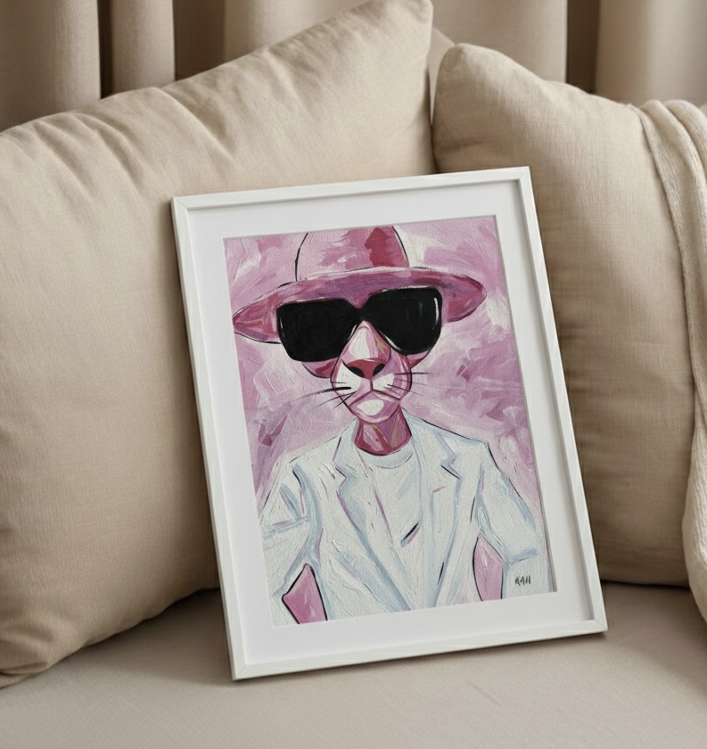 Icono – Grafito 40×50 MEDIDA TOTAL CON MARCO