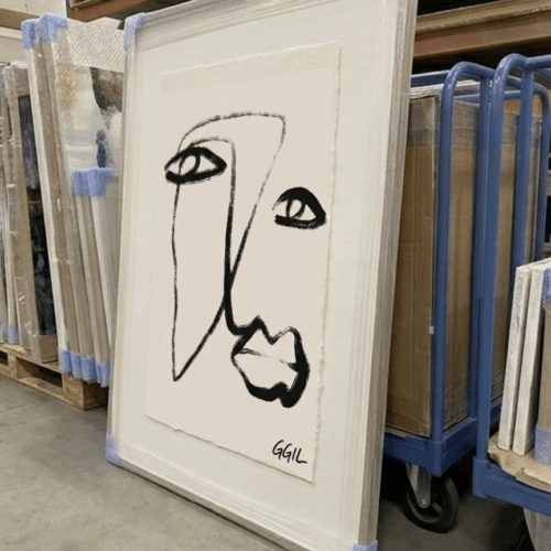 BESO - 80x100 cm &middot; L&aacute;mina est&aacute; impresa en papel fine art&nbsp;