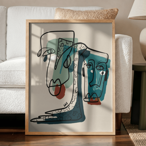 Da Igual - 40x50cm  medida total - Reproducción Gráfica