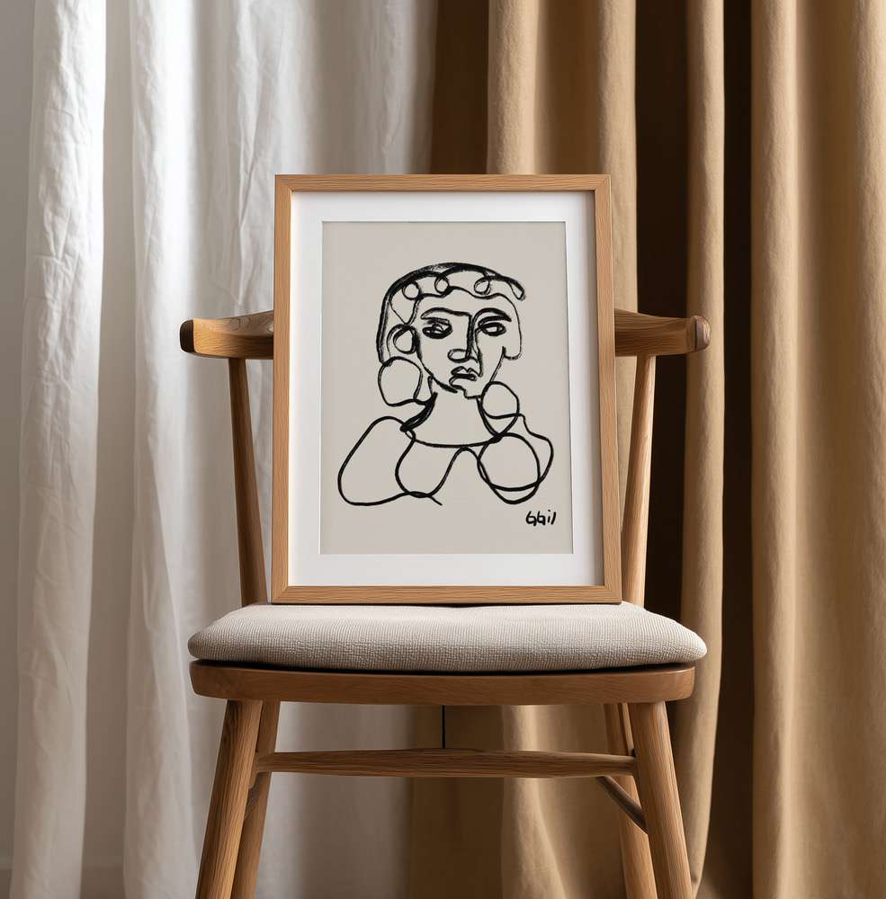 CUBISTA - 40X50cm · Lámina está impresa en papel