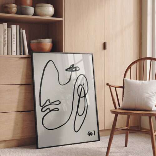 FIGURA- 40X50cm · Lámina está impresa en papel
