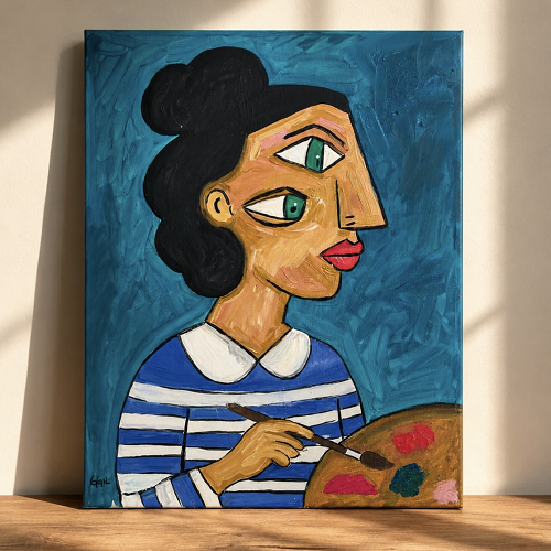 El ojo del alma - 50x40cm- Óleo sobre lienzo